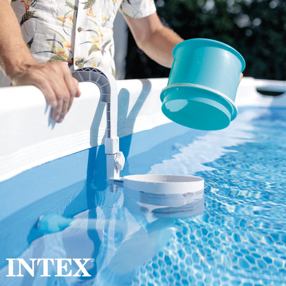 INTEX 28000E Deluxe Wall Mount Pool Cleaning Surface Skimmer for Above Ground Pools