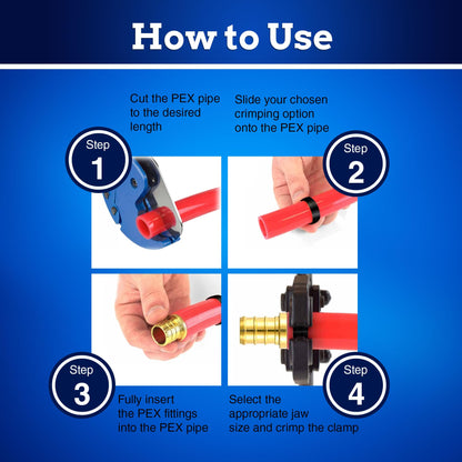 New Age America® 25pcs 1/2" Coupling PEX Fittings AquaFlow 360™ | 25 PC PEX Coupling | Brass | Barb PEX Fittings for PEX Pipe | Lead-Free Brass Fittings | NSF, UPC, CUPC, ASTM F1807 Certified PEX