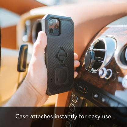 Rokform - Magnetic Air Vent Mount, Super Grip Car Truck & Van Vent Clip, Aluminum Cell Phone Holder, Removable Vent Magnet Mount, Specially Designed for Rokform Cases (Black)