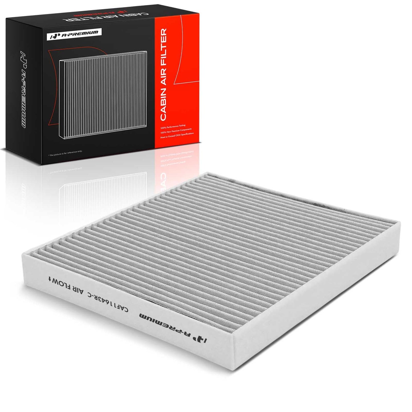 A-Premium Cabin Air Filte with Activated Carbon - Compatible with Audi & Volkswagen Models - A3, A3 Quattro, Q3, S3, TT Quattro, Jetta, Golf, Tiguan, Atlas, GTI