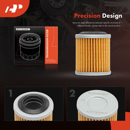 A-Premium Automatic Transmission Fluid Filter with Pan Gasket & Cooler O-Ring, Compatible with Mitsubishi Outlander 2014-2020, Outlander Sport 2015-2023, Lancer 2011-2017, RVR 2015/2017-2023