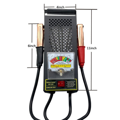 kaiheng Battery Tester 100A Battery Load Tester, Car Battery Load Tester 6V 12V with Voltmeter and Alligator Clips