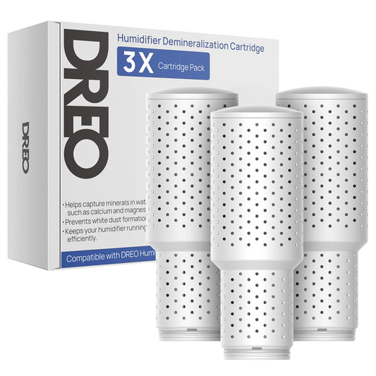 Dreo Clean Mist Cartridge 3-Pack for Humidifiers, Compatible with Dreo Humidifiers HM311/311S