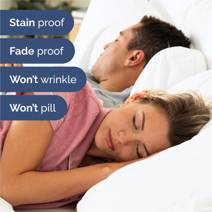 King 6 Piece Sheet Set - Breathable & Cooling Sheets - Hotel Luxury Bed Sheets - 1 Flat Sheet, 1 Fitted Sheet & 4 Pillowcases - Deep Pocket - Easy Fit - Comfy, Soft & Wrinkle Free - King White Sheets