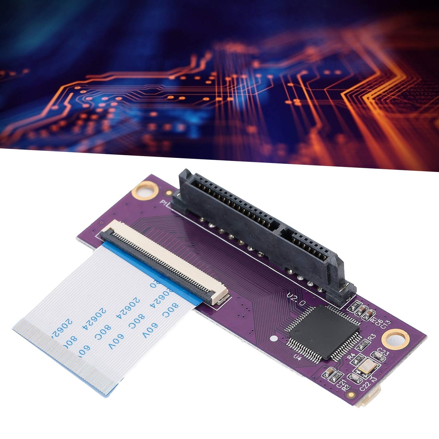 SATA Upgrade Kit,SATA Adapter PCB Upgrade Board for IDE Original Network Adapter for Game