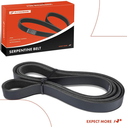 A-Premium Engine Serpentine Drive Belt Compatible with Honda Civic 2012-2015 & Acura ILX 2013-2015, 1.8L 2.0L - Replace 31110R1AA21