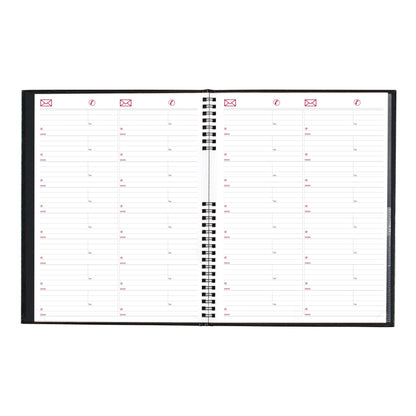 Brownline® 2026 CoilPro™ Monthly Planner, 14 Months, December 2025 to January 2027, Twin-Wire Binding, 11" x 8.5", Black (CB1262C.BLK-26)