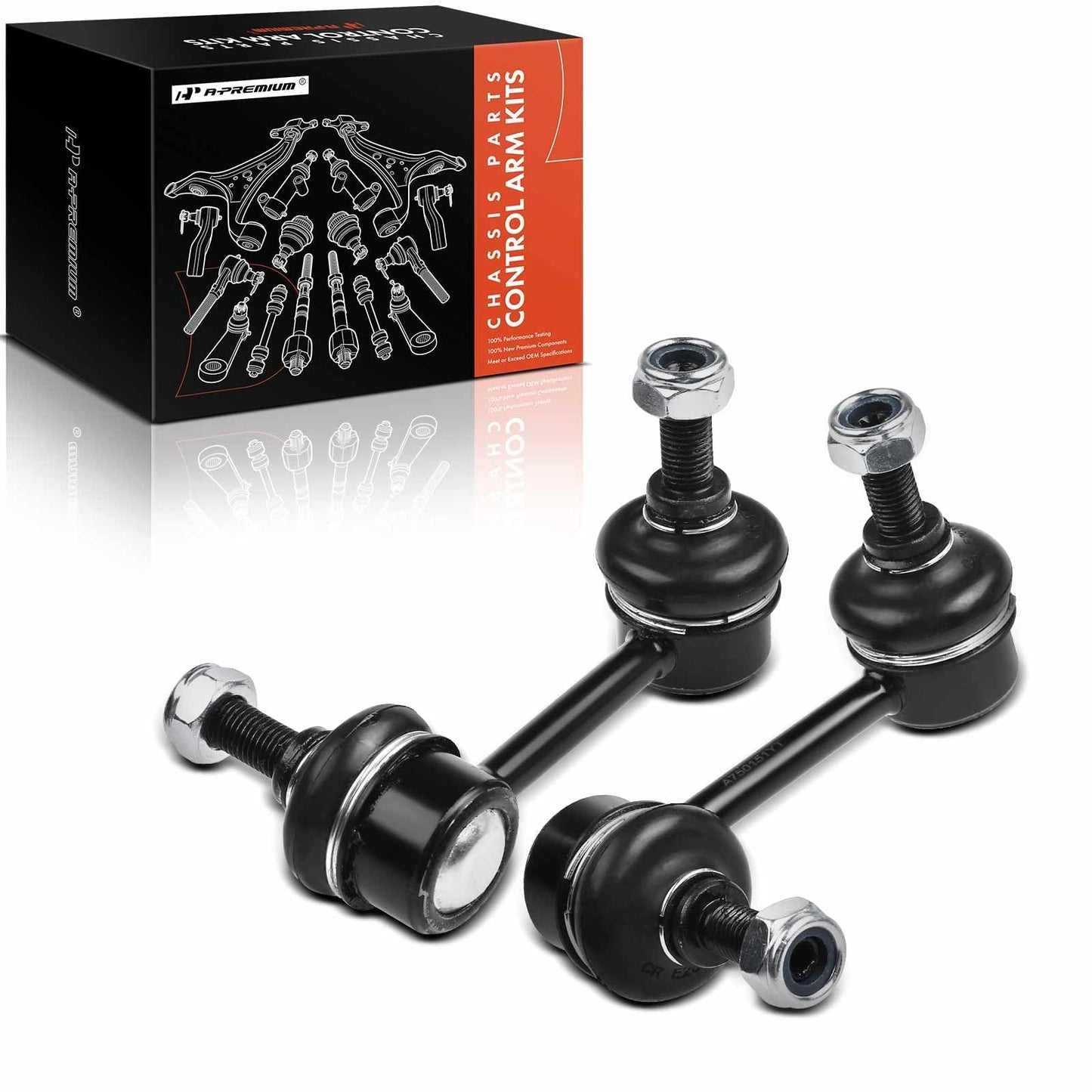A-Premium 2 x Rear Sway Bar Links Stabilizer Bar Links, Compatible with Honda CR-V 2007-2017