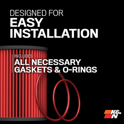 K&N Premium Oil Filter: 20,000 Mile Engine Protection, High Capacity/High Efficiency: Compatible with 2014-2020 JEEP/RAM: (See Product Description for Select Models) HP-7042