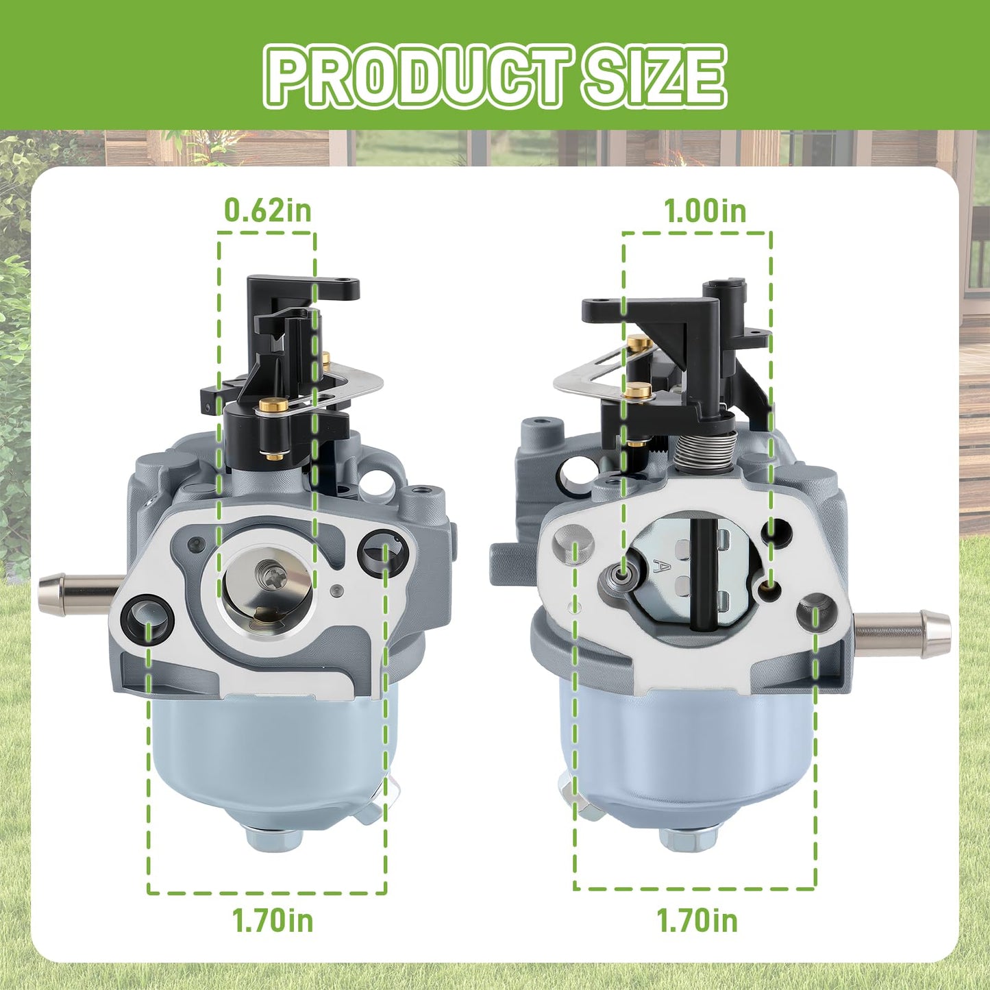 partszen 14-853-68-S Auto Choke Carburetor Kit Fit for Kohler Lawnmower XT675 XT6.75 XT650 XT6.5 with 14 083 15-S Air Filter 3071 3076 3085 3086 3035 3043 3045 3066 2034 2044 2063 2070