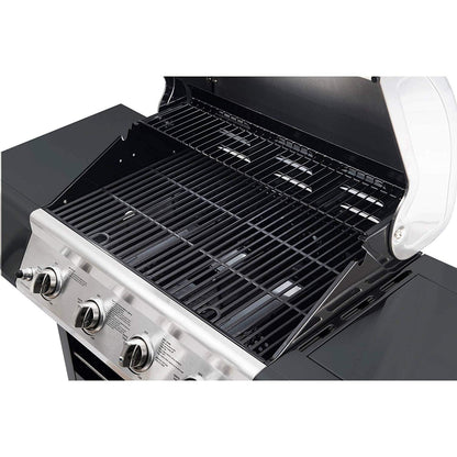 BBQSAVIOR PP87 Porcelain Steel Grill Heat Plate Shield, BBQ Heat Tent, Gas Barbecue Replacement Parts for Grill Master 720-0697 Nexgrill 720-0830H 720-0783E Burner Cover 37CM 4-Pack