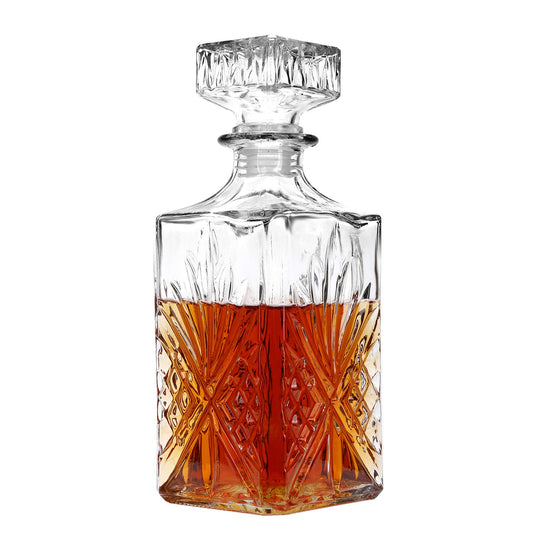 Whiskey Decanter for Bourbon, Scotch Wine Liquor - 750ml
