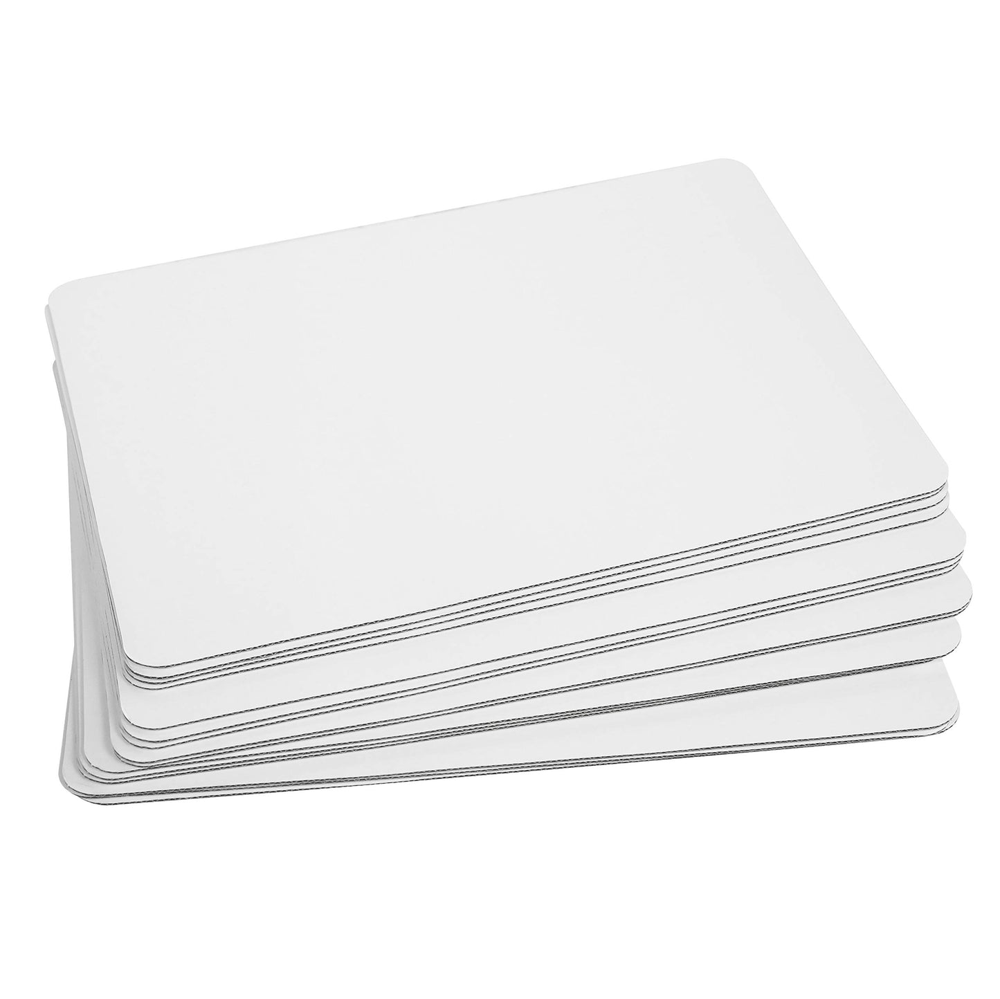 Pack of 15 White Quarter Cake Sheet 13.75” x 9.75” Cake Board Sturdy Rectangle Greaseproof Pad Full 15 Pk Boards