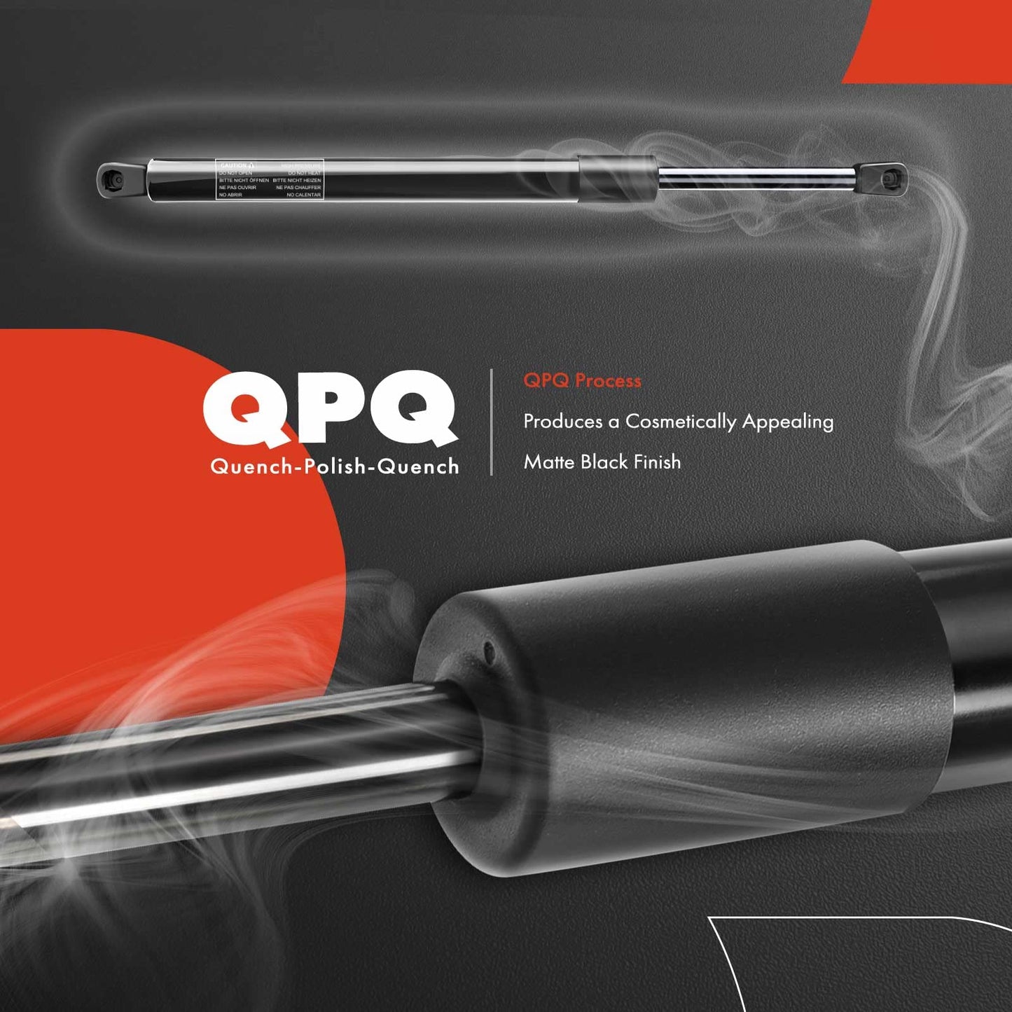 A-Premium Rear Tailgate Lift Supports Struts Compatible with Infiniti Q50 2014-2021 2-PC