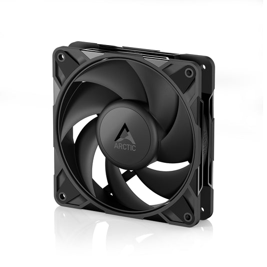 Arctic P12 Pro - Powerful Premium Fan, 120 mm PWM Fan, 600-3000 RPM, 0 RPM <5% PWM, Fluid Dynamic Bearing, 4-Pin - Black