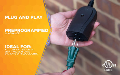 Woods 32555 Weatherproof Outdoor Outlet Remote Control Kit, 100-Foot Range