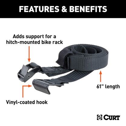 Curt Manufacturing 18050 Bike Rack Stabilizer Strap