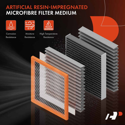 A-Premium Engine Air Filter Compatible with Lexus ES350 & Toyota Avalon, Camry, Highlander, RAV4, 2018-2022, Flexible Panel, Replace# 17801-F0060