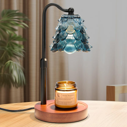 Candle Warmer Lamp, Candle Warmer with Timer and Dimmer, Adjustable Height Electric Candles Lamp with 2 Bulbs for Scented Jar, Wax Melter Lamp for Home Decor, Gifts for Women