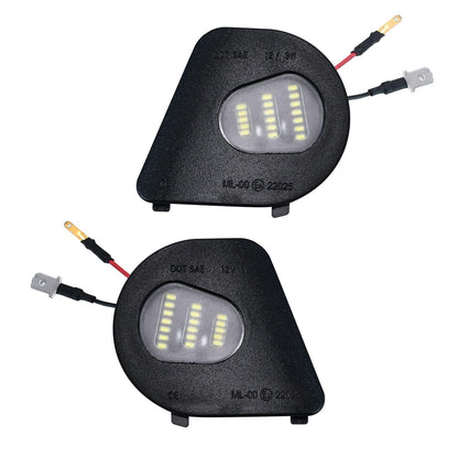 EATAKWARD 2Pcs LED Side Mirror Puddle Light Lamps Assembly Replacement for 2010-2019 Dodge Ram 1500 2500 3500 4500 5500 Pickup Trucks Towing Mirror Lights 6000K Driver and Passenger Side White