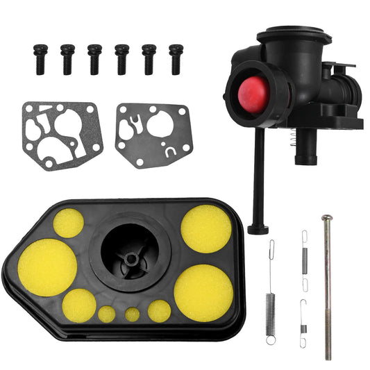 Anxingo Carburetor Replacement for B&S 795477 498811 795469 794147 699660 with 795083 Diaphragm with Air Filter for B&S 5099K 27987S 698719 691859 692211