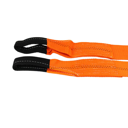 HFS (R) Tree Saver, Winch Strap, Tow Strap 30,000 Pound Capacity (Orange, 3INCHX8FT)