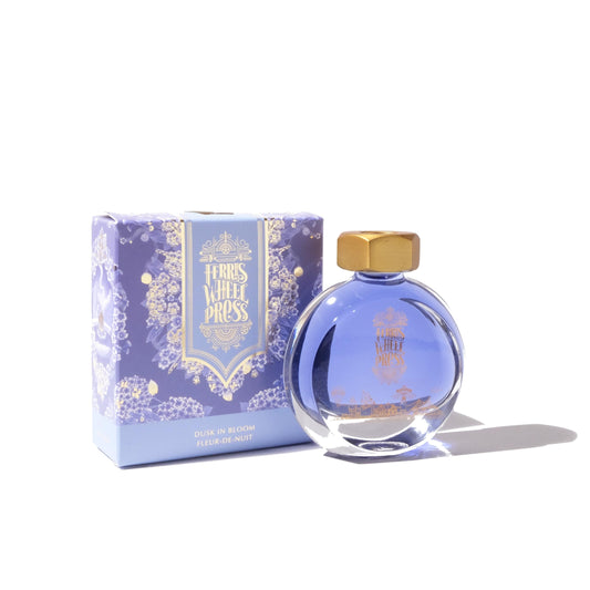 Ferris Wheel Press Ink, Everyday Ink Collection, Dusk in Bloom, Periwinkle, 38ml Fountain Pen Ink Bottle