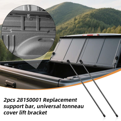 Tinoaly 2pcs 281S0001 Replacement Prop Rod, Metal Rear Tonneau Cover Lid Lift Supports for 10mm Ball-Stud Accessories for Bakflip BAK Hard Tri-Fold Pickup/Truck Bed Heavy Trailer Cover