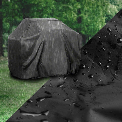 J&C Grill Cover 74inch 420D Outdoor Barbecue Cover Heavy Duty BBQ Burner Cover Waterproof Gas Grill Cover UV Resistant 75inch Extra Large Barbeque Cover for Winter
