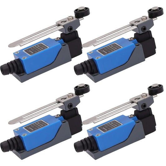 TWTADE / 4Pcs ME-8108 Adjustable Roller Lever Arm arduino Momentary Limit Switch NC-NO CNC Mill Router