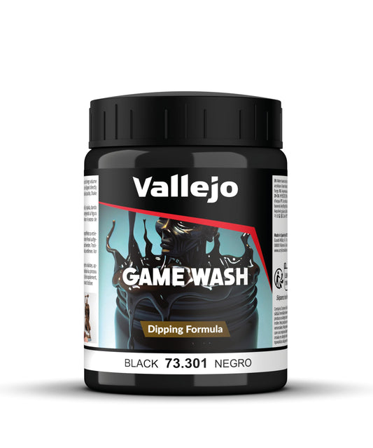 Vallejo Black Wash 200ml Paint
