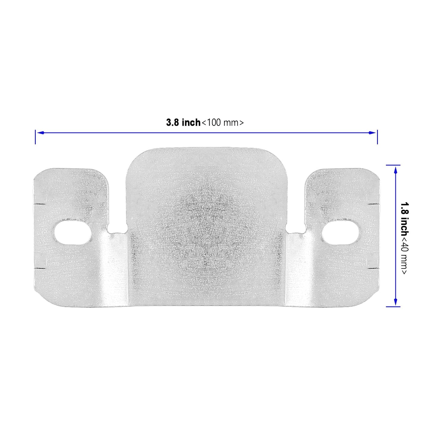 KOHAND 30 Pack Metal Sectional Couch Connectors, Universal Sectional Sofa Connector Couch Bracket, Premium Metal Interlocking Brackets with Mounting Screws for Love Seat, Couch, Silver 3.8x1.8 inch