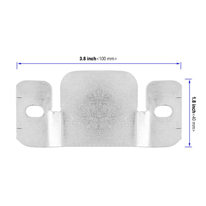 KOHAND 30 Pack Metal Sectional Couch Connectors, Universal Sectional Sofa Connector Couch Bracket, Premium Metal Interlocking Brackets with Mounting Screws for Love Seat, Couch, Silver 3.8x1.8 inch