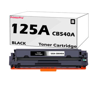 PrinterPro™ Compatible Replacement for HP 125A CB540A Toner Cartridge - HP Color LaserJet CM1312 MFP CM1312NFI CP1210 CP1215 CP1510 CP1514N CP1515N CP1518NI (1 * Black Only)