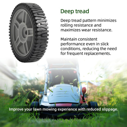AR-PRO (2-Pack) 8-Inch Drive Wheels for Lawn Mower Compatible with Husqvarna AYP Craftsman Poulan HOP 581009202 193912X460