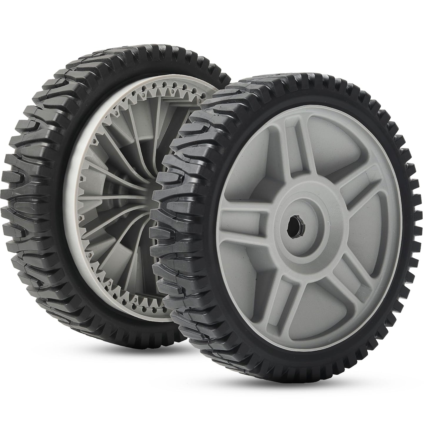 AR-PRO (2-Pack) 8-Inch Drive Wheels for Lawn Mower Compatible with Husqvarna AYP Craftsman Poulan HOP 581009202 193912X460