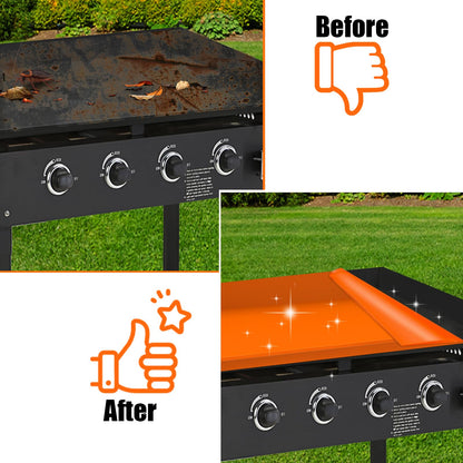 Silicone Griddle Mat Cover for Blackstone: 36 Inch Flat Top Grill Protector Mats Griddle Grill Deck Buddy Outdoor Camping Outside Cooking BBQ Accessories