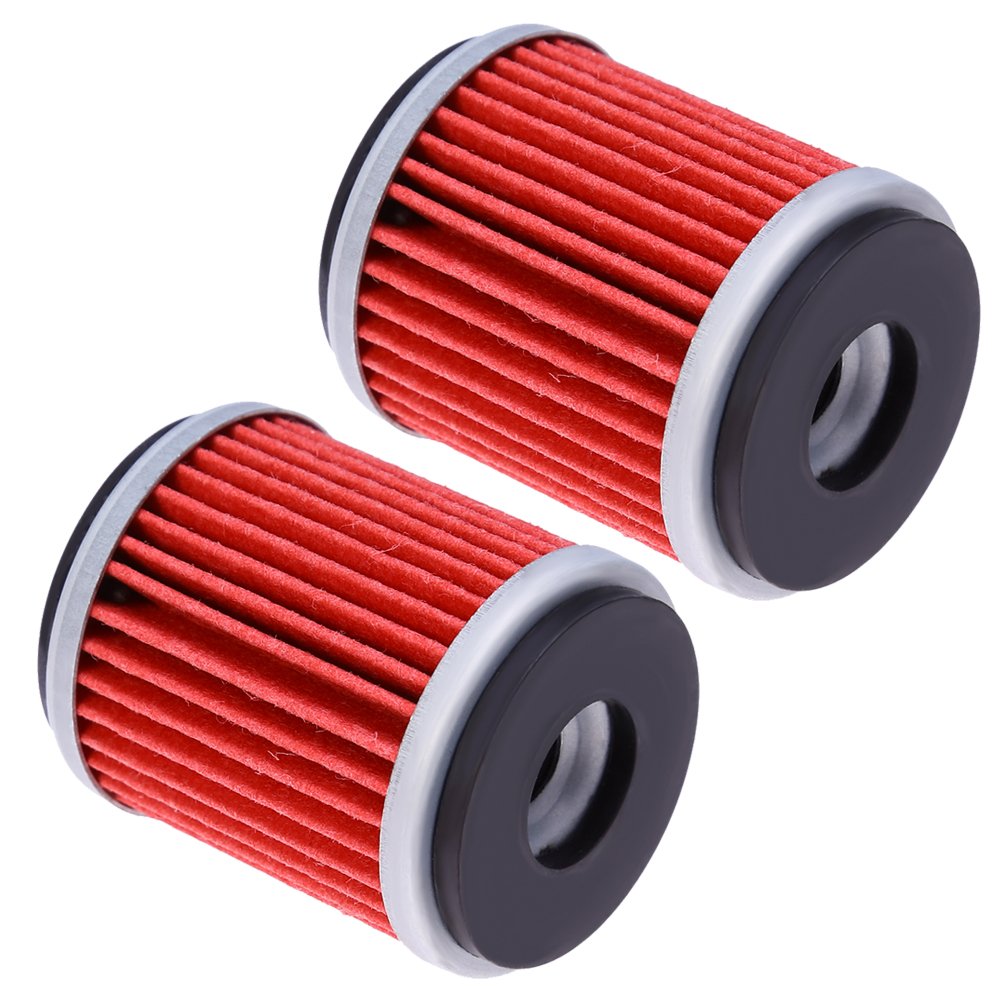Vkinman 10Pcs 1S4-E3440-00 HF140 Oil Filters, Replacement for Yamaha YFZ450R 2009-2024 YZ450F WR250F WR450F 2009-2025, Replaces 38B-E3440-00 5D3-13440-00
