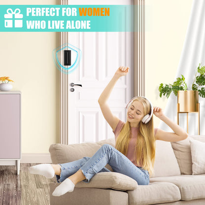 3 Pack Door Locks, Home Security Door Latch, Child Proof Door Lock Device with 3" Screws for Inward Swinging Door, Aluminum Construction(Black)