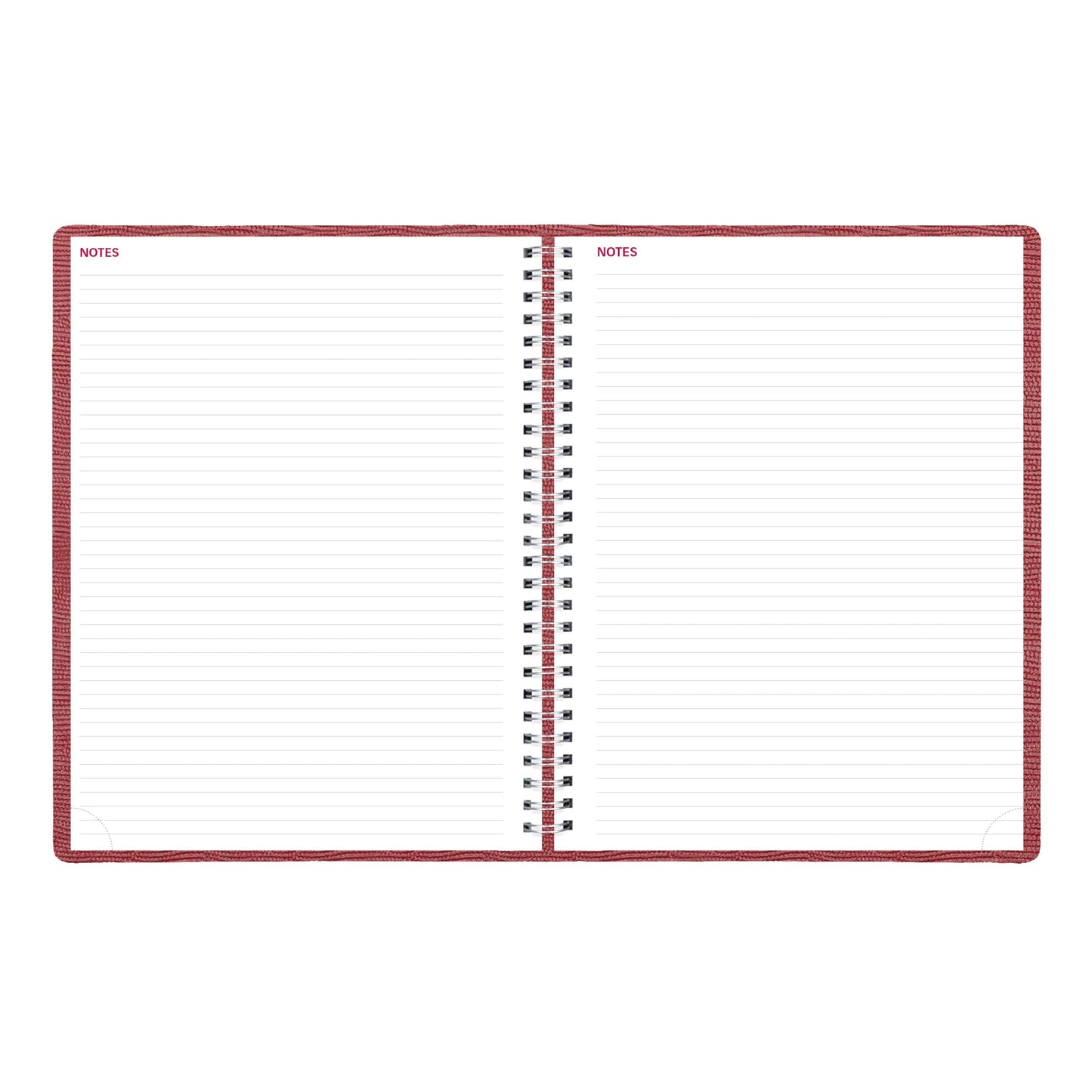 Brownline® 2026 Essential Weekly Planner, Appointment Book, 12 Months, January to December, Twin-Wire Binding, 11" x 8.5", Red (CB950.RED-26)