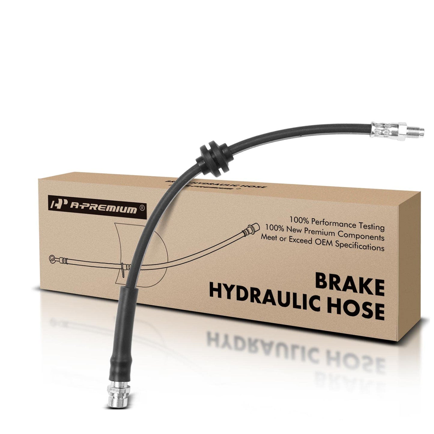 A-Premium Rear Brake Hydraulic Hose Compatible with Mazda 3 2004-2013, 3 Sport 2009-2010 2012
