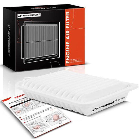 A-Premium Engine Air Filter Compatible with Mitsubishi Lancer, Outlander, Outlander Sport, RVR, 2013-2022, 2.0L 2.4L 3.0L, Rigid Panel, Replace# 160997380