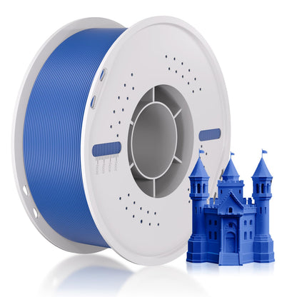 3D Printer Filament,PLA Filament 1.75mm Dimensional Accuracy±0.03mm Neatly Wound 3D Printing Filament Compatible with Bambu Lab/Anycubic/Creality All 3D Printers-1kg Spool (2.2lbs)-Blue
