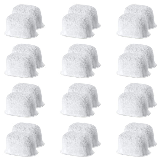 24 Pack of Replacement Water Filter for Breville BWF100 BES870 BES810 BES990 BES980 BES920 BES900XL BES870XL BES860XL BES840XL BKC600XL (Activated Charcoal)