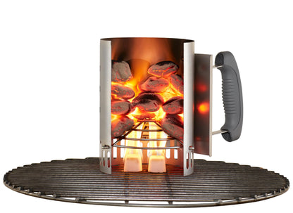 Weber Compact Rapidfire Chimney Starter, for Charcoal briquettes (7447)