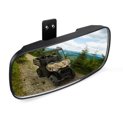 KEMIMOTO UTV Rear View Mirror Compatible with Polaris Ranger 500 570 900 XP 1000 XP/Crew 2017 2018 2019 2020 2021 2022 2023 2024 2025 Factory Mounting Tab Required Replace OEM#2879969