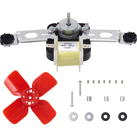 BlueStars Upgraded 482731 Evaporator Fan Motor Kit - Easy to Install - for Whirlpool Kenmore Refrigerators/Freezers - Replaces 0056801 1100473 PS376645 AP3110929 R0950025