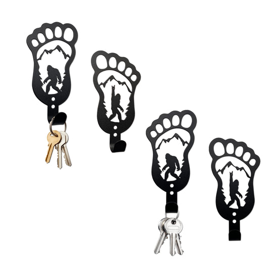 Ecqizer Bigfoot Hooks: Realistic Fantasy Wall Art, Coat Hooks, Kitchen, Garden Decor