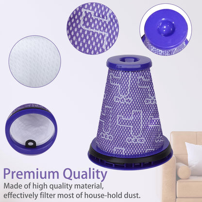Vacuum Filter Replacement Compatible with Dyson Big Ball CY18 CY22 CY23 CY24 CY25 DY75 DY77 DY78 Vacuum Cleaner - Pre-Motor HEPA Filters Replaces Part #967371-01 (3 Pack)