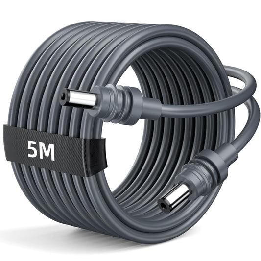 daboot Starlink Mini DC to DC Power Cable 16AWG Replacement Waterproof Outdoor Charging Cord Cable for Starlink Mini Satellite Dish (5M/16.4FT)